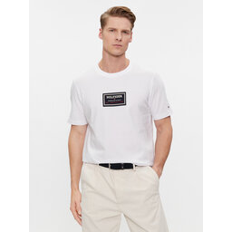 Tommy Hilfiger Tommy Hilfiger T-Shirt Label Hd Print Tee MW0MW34391 Weiß Regular Fit