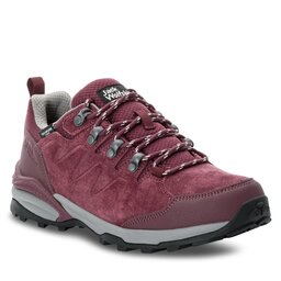 Jack Wolfskin Scarpe da trekking Jack Wolfskin Refugio Texapore Low W 4050821 Dark Maroon