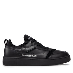 

Снікерcи Calvin Klein Jeans Cupsole Laceup Basket Sock YM0YM00288 Triple Black 0GJ, Чорний
