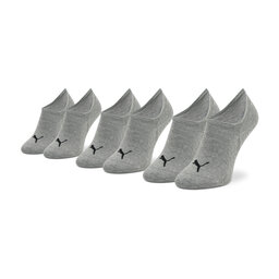 Puma Pack de 2 pares de calcetines tobilleros Puma 907981 03 Middle Grey Melange