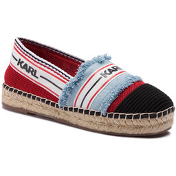 KARL LAGERFELD Espadrilles KARL LAGERFELD KL80109 Denim Knit Textile Mix