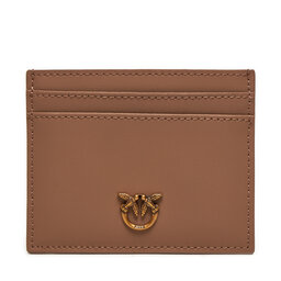 PINKO Etui na karty kredytowe Pinko Card Holder Simply AI 24-25 PCPL 103762 A0F1 Brązowy