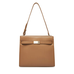 Tommy Hilfiger Borsetta Tommy Hilfiger Th Heritage Shoulder Bag AW0AW17182 Marrone