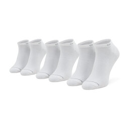 Calvin Klein 3 pares de calcetines cortos para hombre Calvin Klein 701218718 White 002