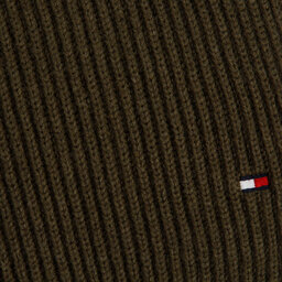 

Шаль Tommy Hilfiger Essential Flag Knitted Scarf AM0AM10365 0H7, Хакі