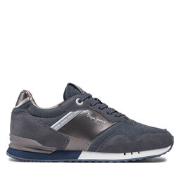 Pepe Jeans Sneakersy Pepe Jeans PLS40023 Tmavomodrá