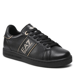EA7 Emporio Armani Sneakersy EA7 Emporio Armani X8X102 XK258 M701 Triple Black/Gold