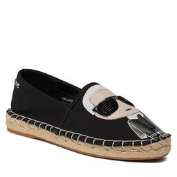 KARL LAGERFELD Espadrillas KARL LAGERFELD KL80111 Black Lthr/Textile
