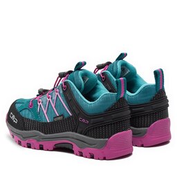 

Трекінгові черевики CMP Kids Rigel Low Trekking Wp 3Q54554 Lake-Acqua 24EL, Бірюзовий