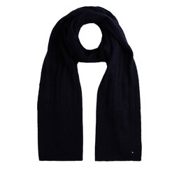 Tommy Hilfiger Šal Tommy Hilfiger Flag Fluffy AW0AW17787 Tamnoplava