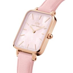 

Годинник Daniel Wellington Quadro DW00100636 Gold/Rose, Рожевий