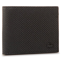 Lacoste Didelė Vyriška Piniginė Lacoste Sm Billfold & Id Slot NH2824CE Noir 000