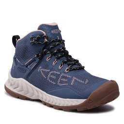 Keen Trekkingschuhe Keen Nxis Evo Mid Wp 1026682 Vintage Indigo/Harbor Gray