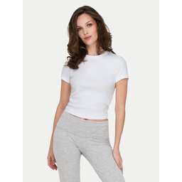ONLY ONLY Camiseta Val 15339774 Blanco Slim Fit