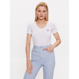 Guess Guess Футболка W2YI45 J1314 Білий Slim Fit