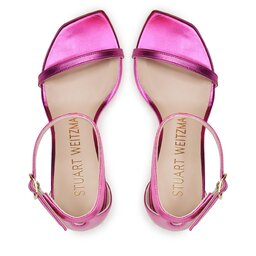 

Босоніжки Stuart Weitzman Nudistcurve 100Sanda SA178 Azalea, Рожевий