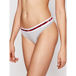Tommy Hilfiger Tommy Hilfiger Стрінги Thong UW0UW02458 Сірий