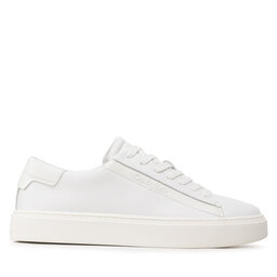 

Снікерcи Calvin Klein Low Top Lace Up Lth HM0HM00861 Triple White 0K4, Білий