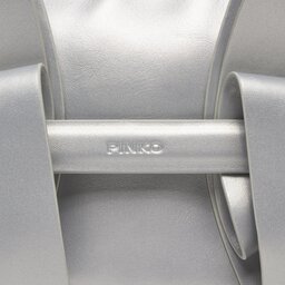 

Сумка Pinko Aika Bow Flat AI 23-24 PLTT 101534 A19R Argento/Old Silver ZZFO, Срібний