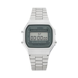 Casio Часовник Casio A168WA-3AYES Сребрист