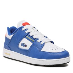 Lacoste Sneakersy Lacoste Court Cage 123 3 Sma 745SMA0048X96 Wht/Dk Blu