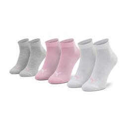 Puma 3 pares de calcetines cortos para mujer Puma Quarter 906978 08 Prism Pink
