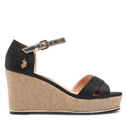 

Босоніжки U.S. Polo Assn. Alyssa003 ALYSSA003W/2C1 Blk/Gol1, Чорний