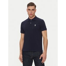 AMI PARIS AMI PARIS Polo marškinėliai HPL060.760 Tamsiai mėlyna Regular Fit