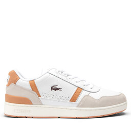 Lacoste Sneakersy Lacoste T-Clip Contrasted Accent 747SMA0066 Biały