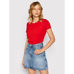 Pepe Jeans Marškinėliai Pepe Jeans Bellrose PL505051 Red 255