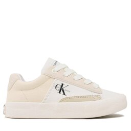 

Кеди Calvin Klein Jeans Low Cut Lace-Up Sneaker V3X9-80564-1355 M White/Beige/Sand Y607, Бежевий