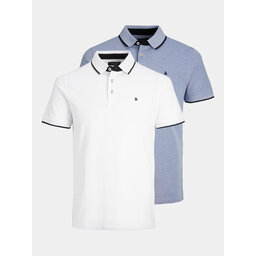 Jack&Jones Jack&Jones 2er-Set Poloshirts Paulos 12191216 Bunt Slim Fit