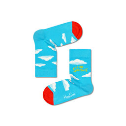 Happy Socks Hohe Unisex-Socken Happy Socks SIM01-6000 Blau
