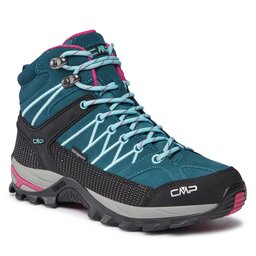 CMP Παπούτσια πεζοπορίας CMP Rigel Mid Wmn Trekking Shoe Wp 3Q12946 Deep Lake-Acqua 16NN