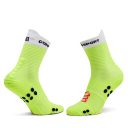 

Високі шкарпетки unisex Compressport Pro Racing V4.0 Run High XU00046B Safe Yellow/White, Жовтий