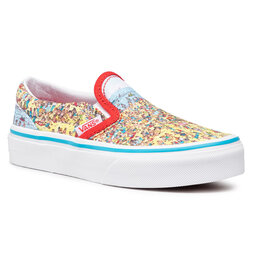 

Кросівки Vans Classic Slip-On VN0A4BUT3WO1 (Where's Waldo) Fndstvbch, Кольоровий