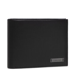 Calvin Klein Nagyméretű férfi pénztárca Calvin Klein Smoth W Plaque 5Cc Coin K50K504299 001