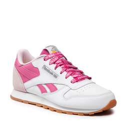 Reebok Обувки Reebok Cl Lthr Junior S29113 Ftwwht/Frober/Trupnk