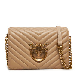 PINKO Torebka Pinko Love Click Mini AI 24-25 PLTT 100067 A0GK Beżowy