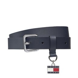 Tommy Jeans Curea de Damă Tommy Jeans Tjw Plaque 2.5 AW0AW15837 Dark Night Navy C1G