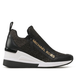 

Снікерcи MICHAEL Michael Kors Willis Wedge Trainer 43F3WIFS1M Black/Bronze, Чорний