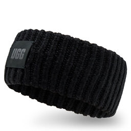 Ugg Textilná čelenka Ugg W Chunky Ribbed Headband 22658 Black