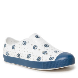 Native Scarpe da ginnastica Native Jefferson 17100101 Shell White/Frontier Blue/Frontier Scribble Dots 1945