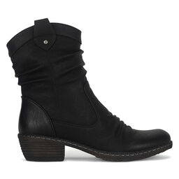 Rieker Botines camperos Rieker 93770-01 Negro