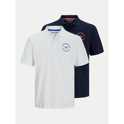 Jack&Jones Jack&Jones 2er-Set Poloshirts Simon 12276428 Bunt Regular Fit