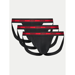 HUGO HUGO Juego de 3 calzoncillos Jock Strap 50517882 Negro