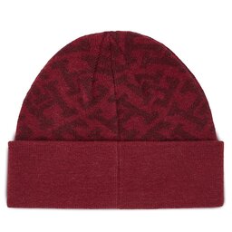 

Шапкa Tommy Hilfiger Monogram All Over Beanie AW0AW15327 Rouge XJS, Червоний
