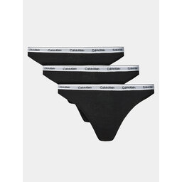 Calvin Klein Underwear Calvin Klein Underwear Набір з 3 пар стрінгів 000QD5209E Чорний