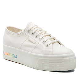 Superga Scarpe sportive Superga 2790 Platform S7113KW White Avorio/Rainbow