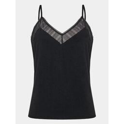 Passionata Passionata Pyjama-T-Shirt Romane P42J10 Schwarz Regular Fit